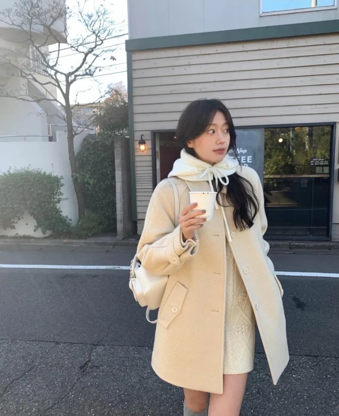 르플레인 모네 하프코트 상품이미지4