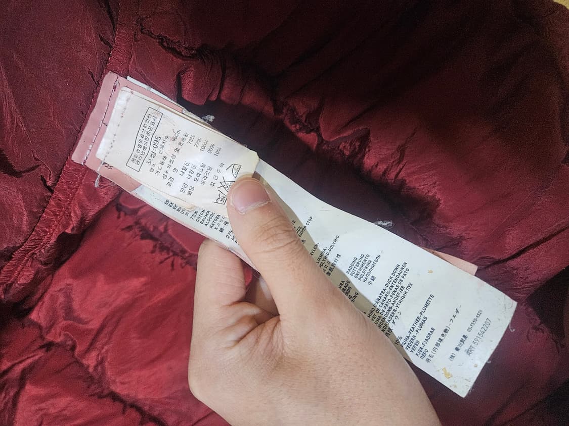 정품) 스톤아일랜드 라이트 써모 코튼 구스다운 패딩 상품이미지4