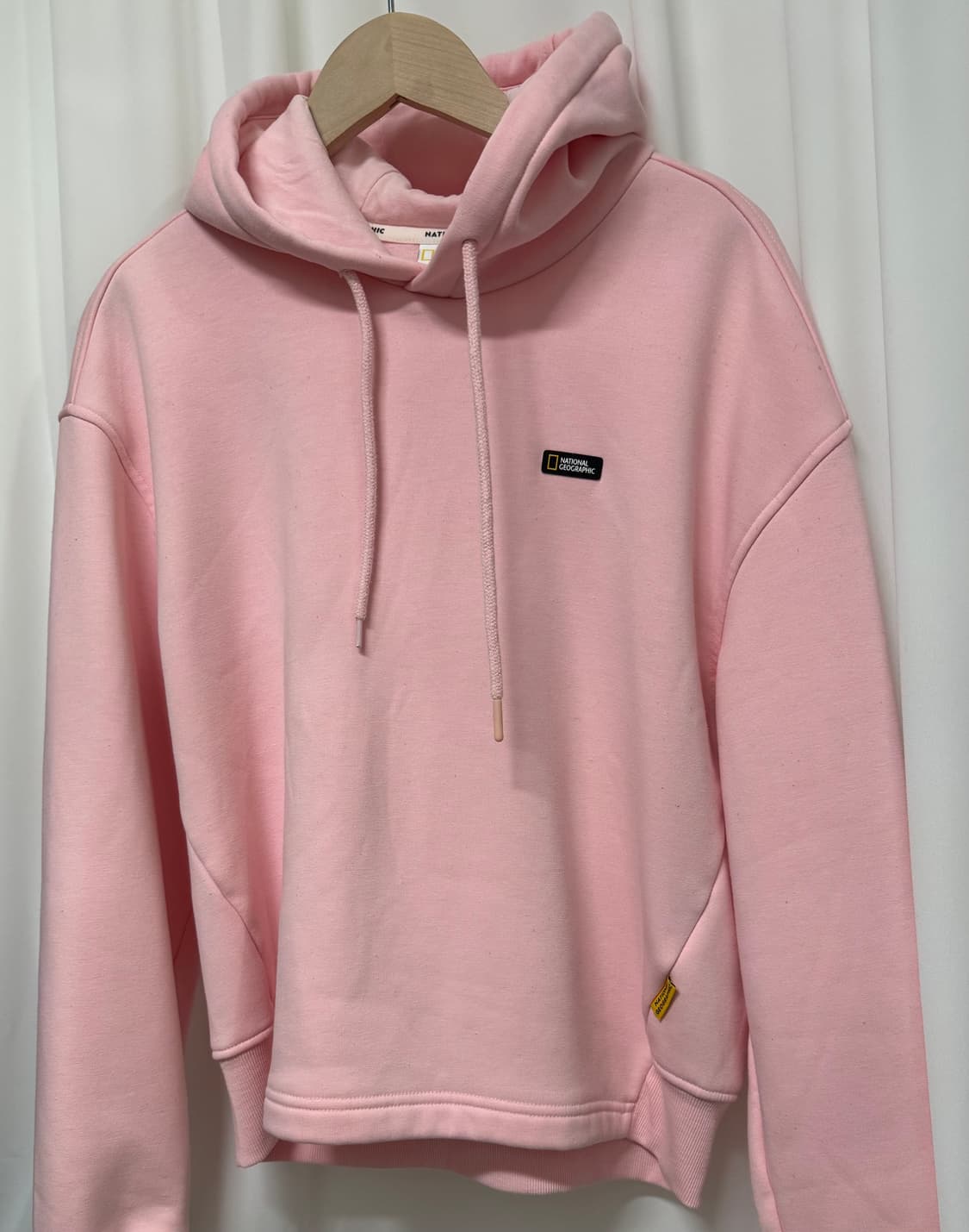 내셔널지오그래픽 핑크 기모후드티 상품이미지4