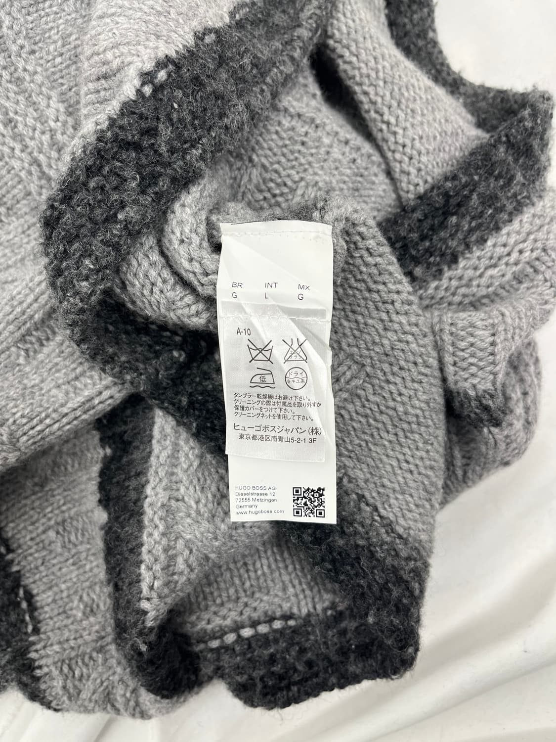 00s HUGO BOSS 스트라이프 패턴 니트  상품이미지8