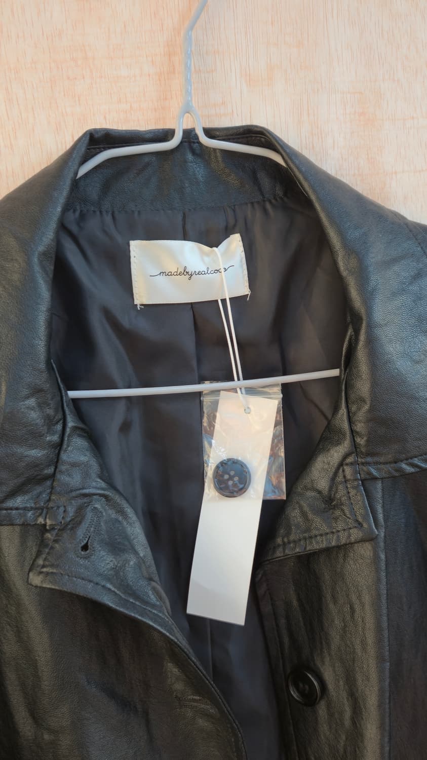 블랙 레더 가죽 자켓 black leather jacket 상품이미지2