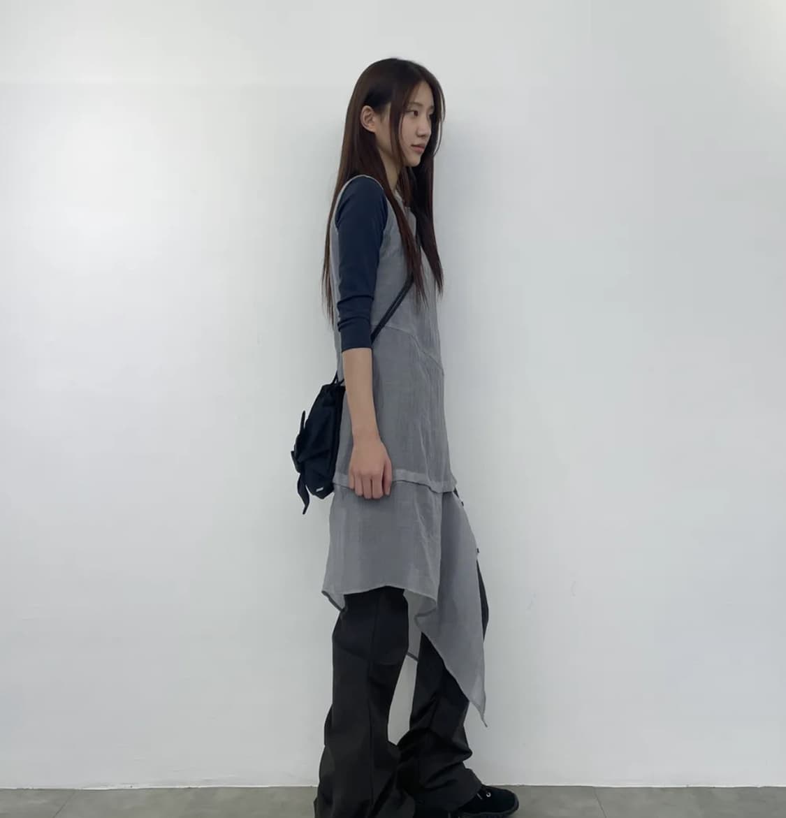 미세키서울 Sheer sleeveless button one piece 상품이미지2