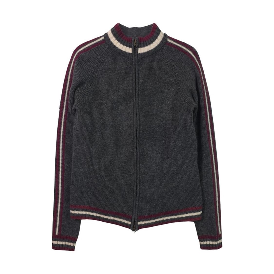 CHEVIGNON 사이드 라인 스포티 Y2K 니트 집업 85 상품이미지1