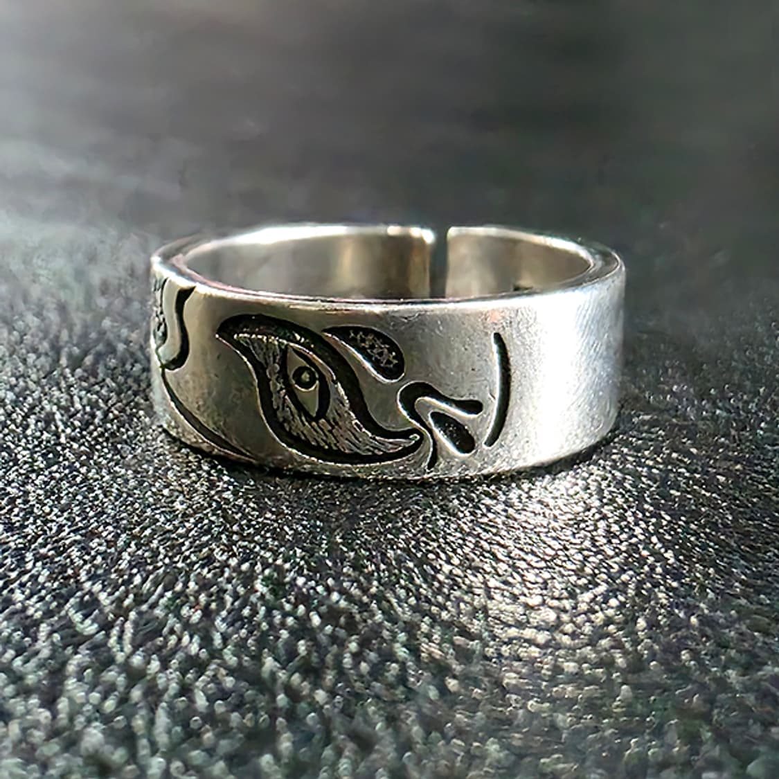 Nemes 실버 남자 엔틱 빈티지 명품 고대 호루스의눈 반지 상품이미지3