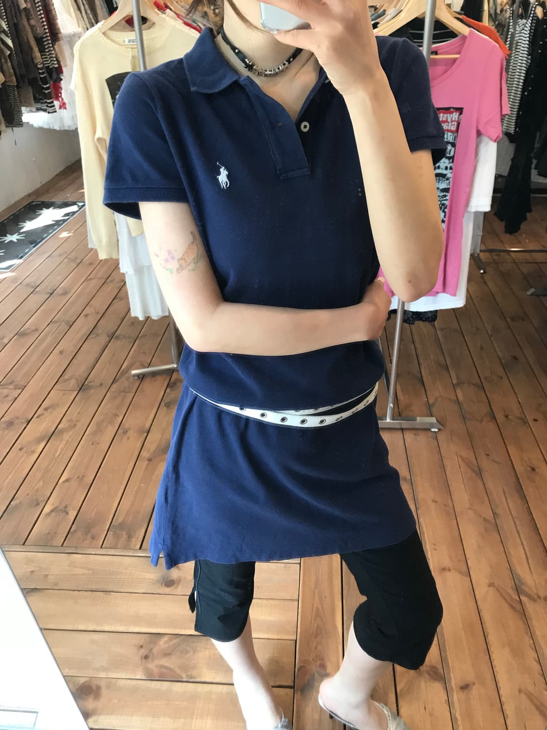 폴로 네이비 원피스 상품이미지4