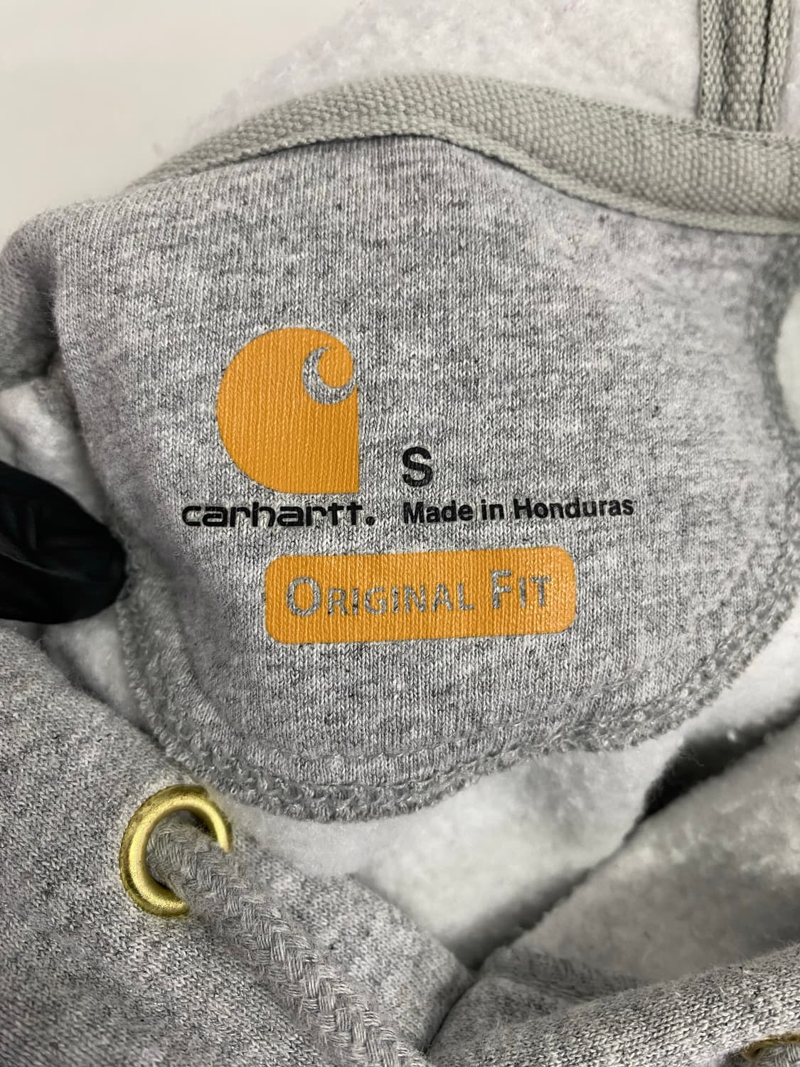 칼하트 그레이 후드티 오리지널핏 상품이미지3