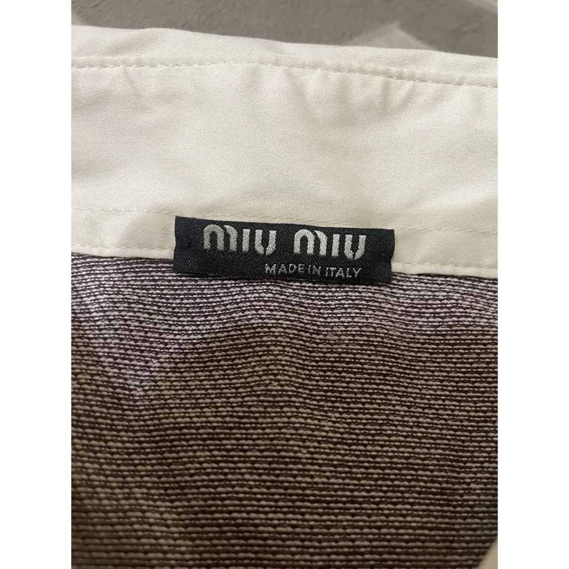 [희귀/Archive] 99s Miu Miu Men’s 마이크로그리드셔츠 상품이미지3