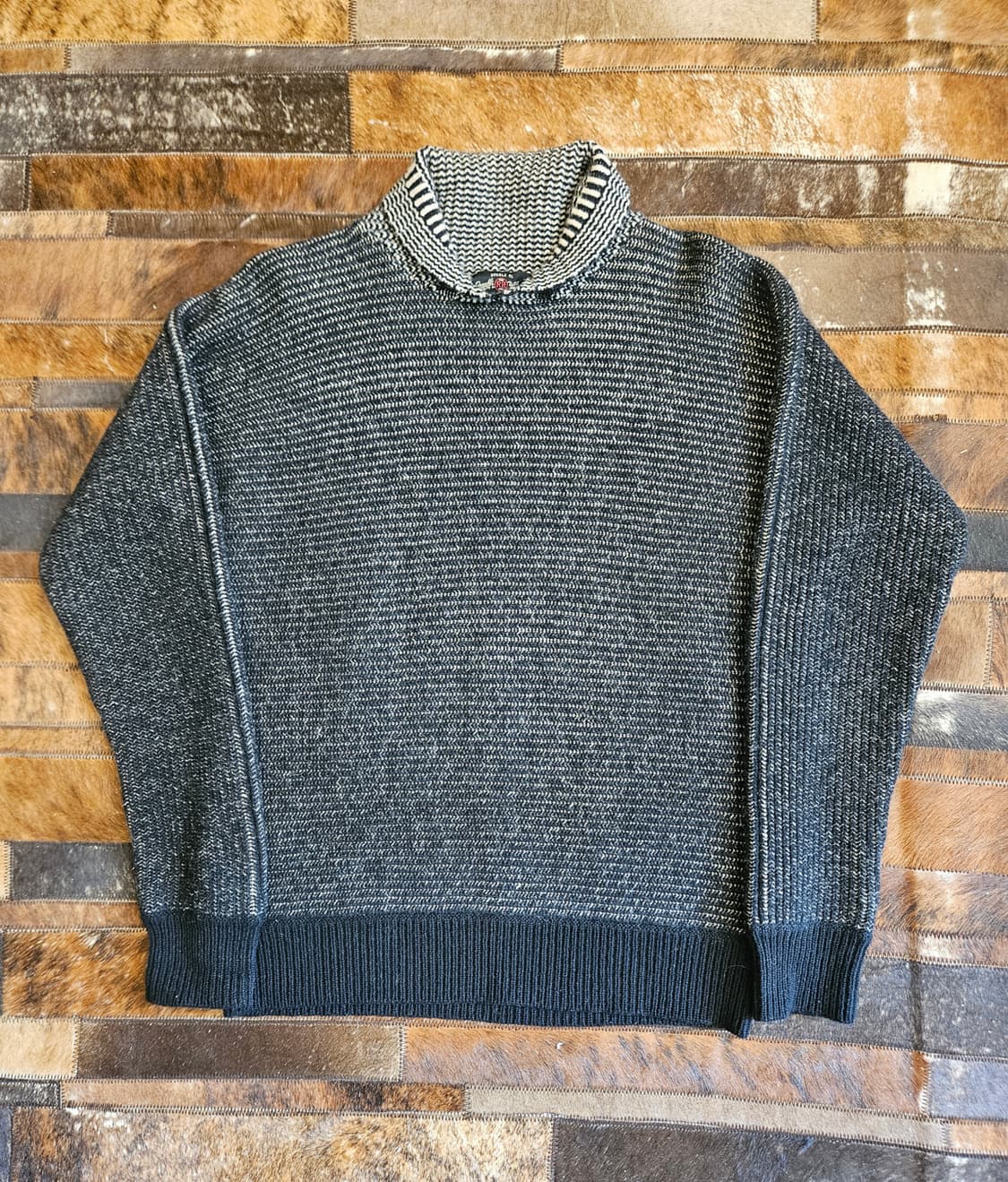 더블알엘 숄카라 울니트  상품이미지1