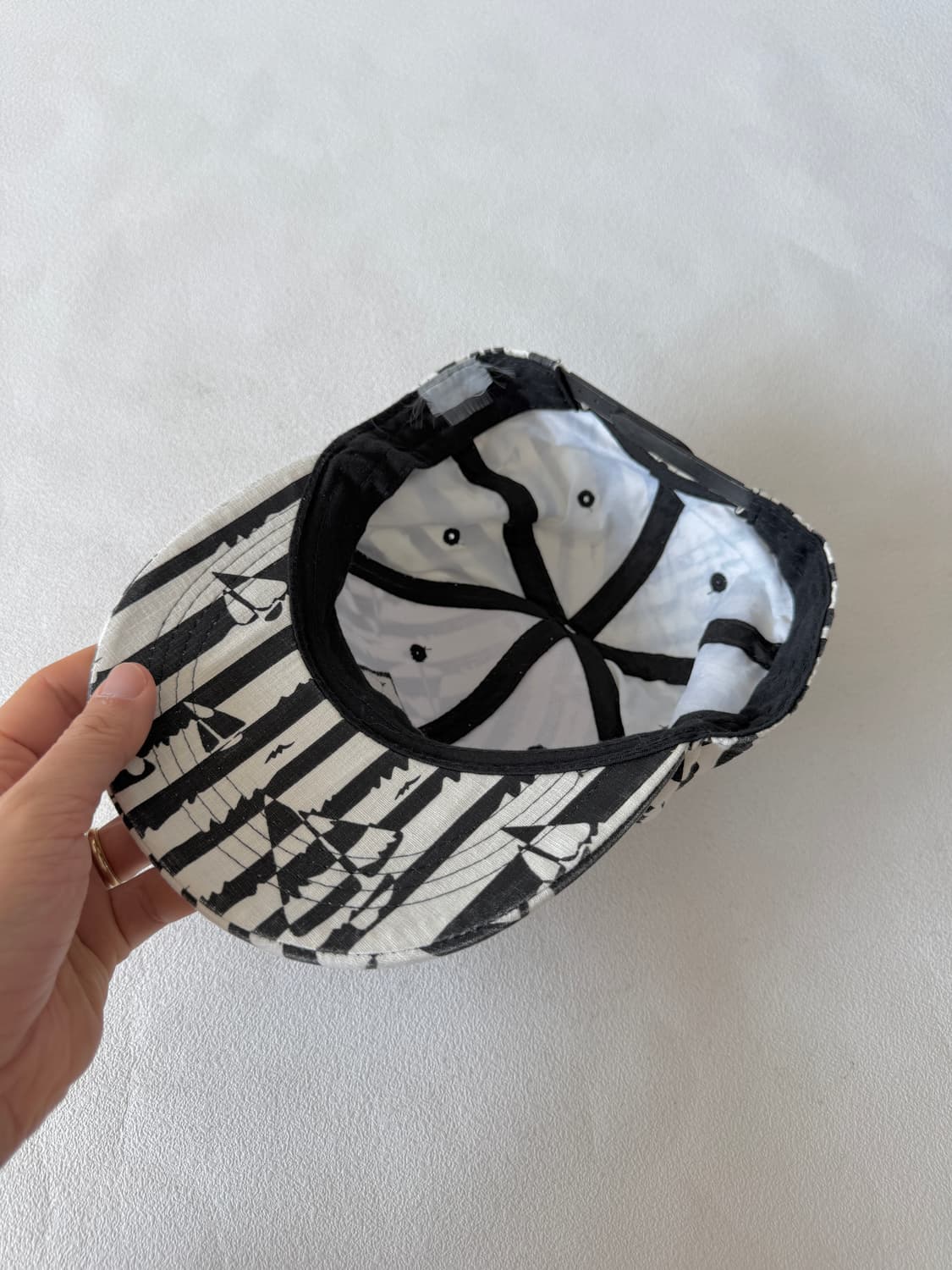 Pre owned 패턴 볼캡 상품이미지5