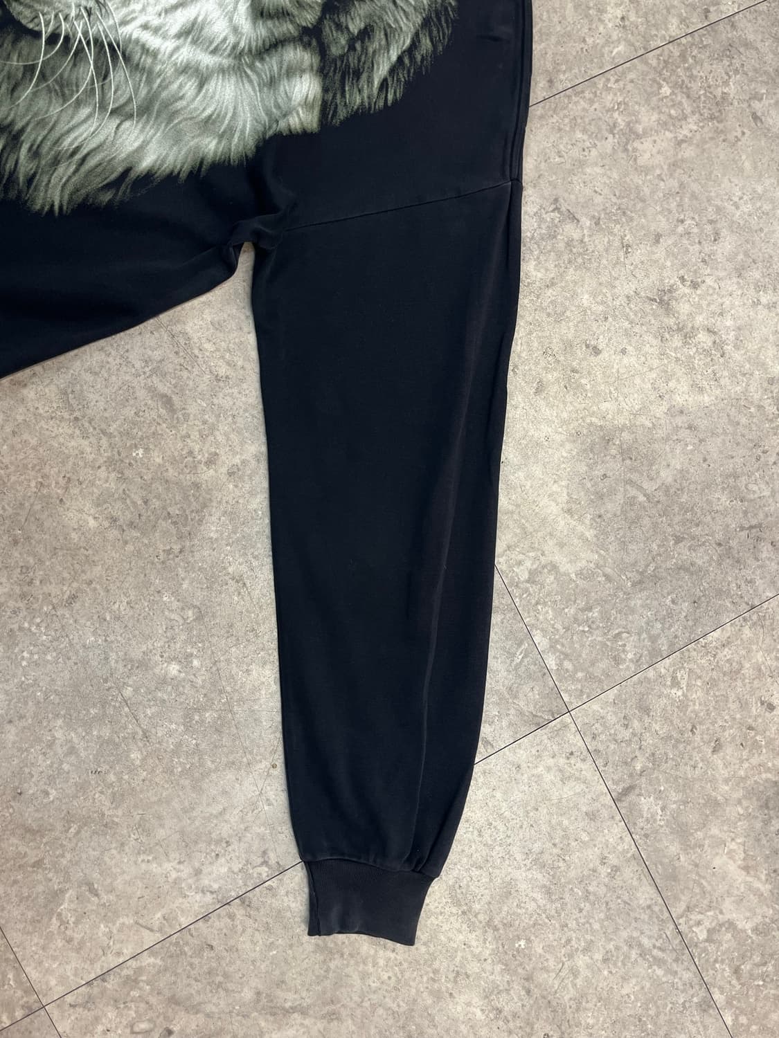 빈티지 울프 프린팅 긴팔티 블랙 XL #csz2863 상품이미지10