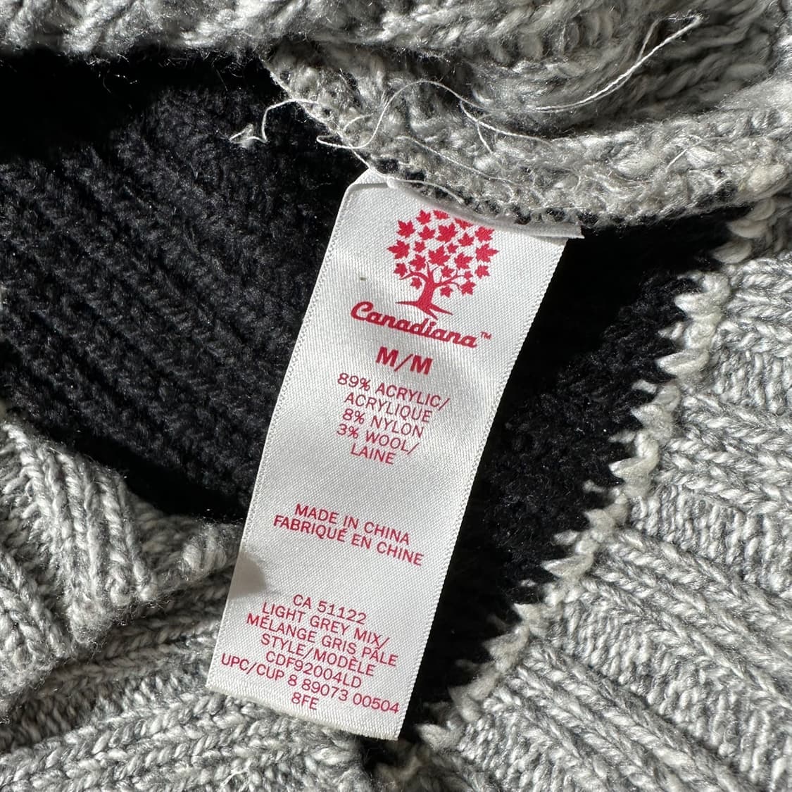 Canadiana 코위찬 스키 숄카라 니트 가디건 상품이미지9