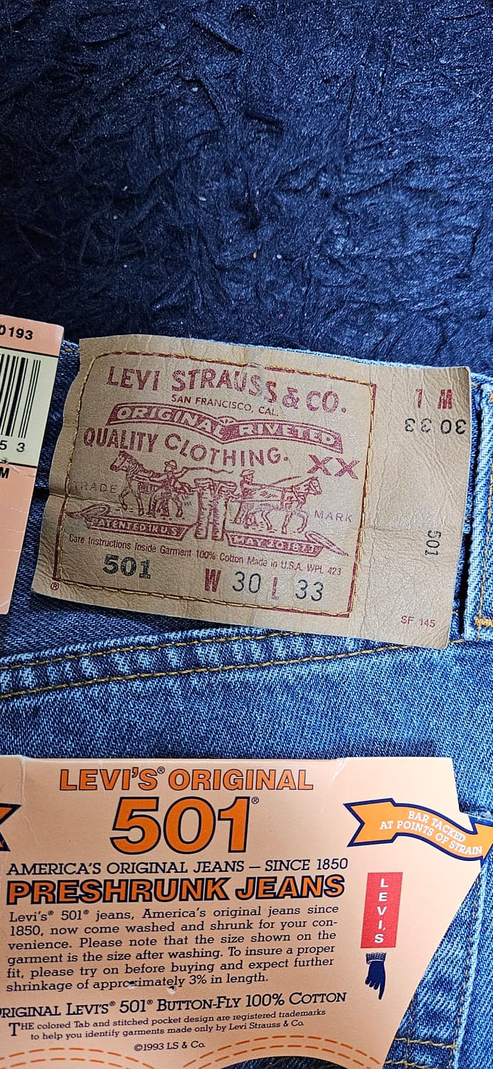 (데드스탁) 90s 리바이스 501 made in usa 상품이미지6