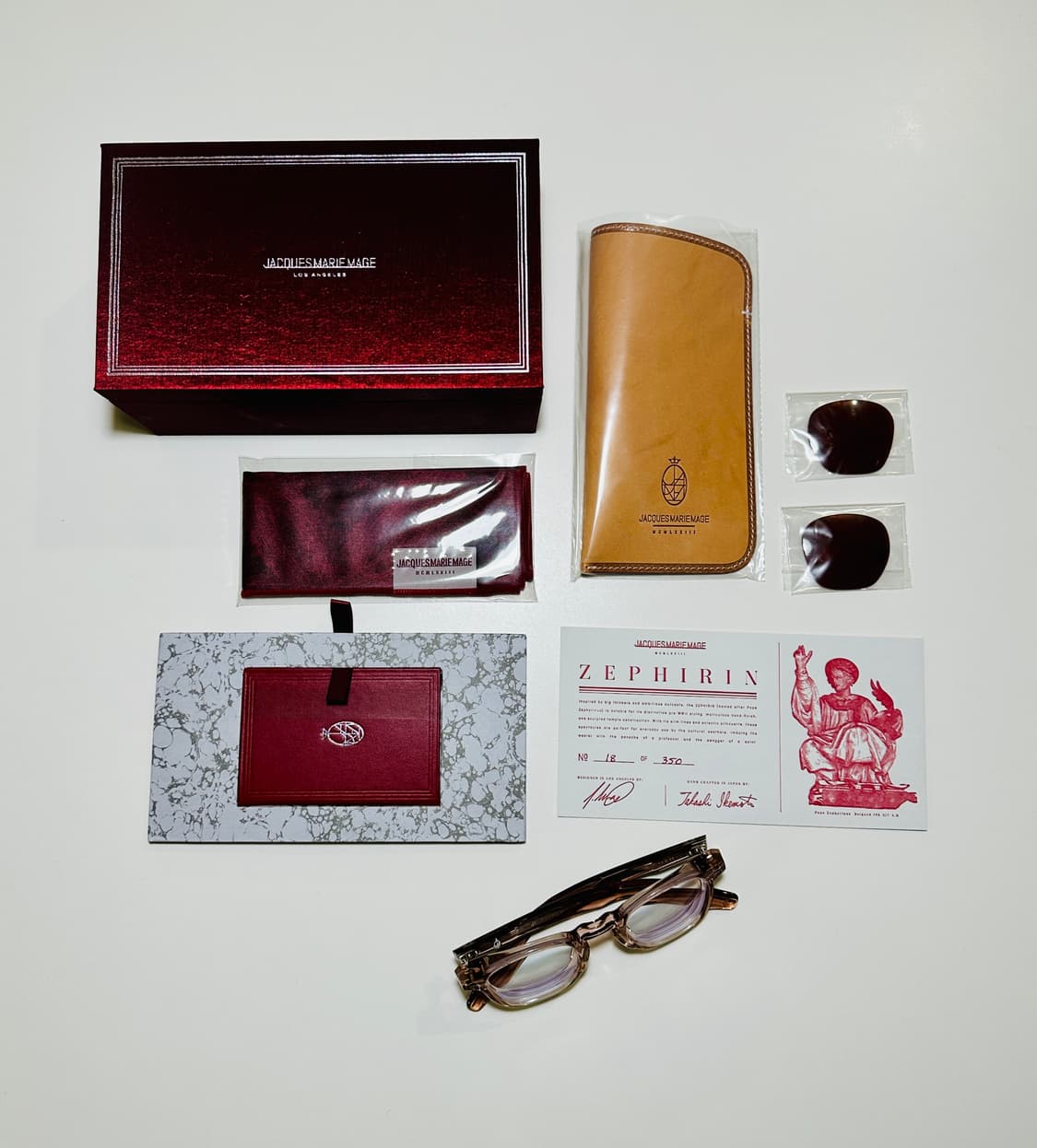 (레어 피스) 자크마리마지 제피린 44 헤더 HEATHER 신품급 초판 상품이미지8