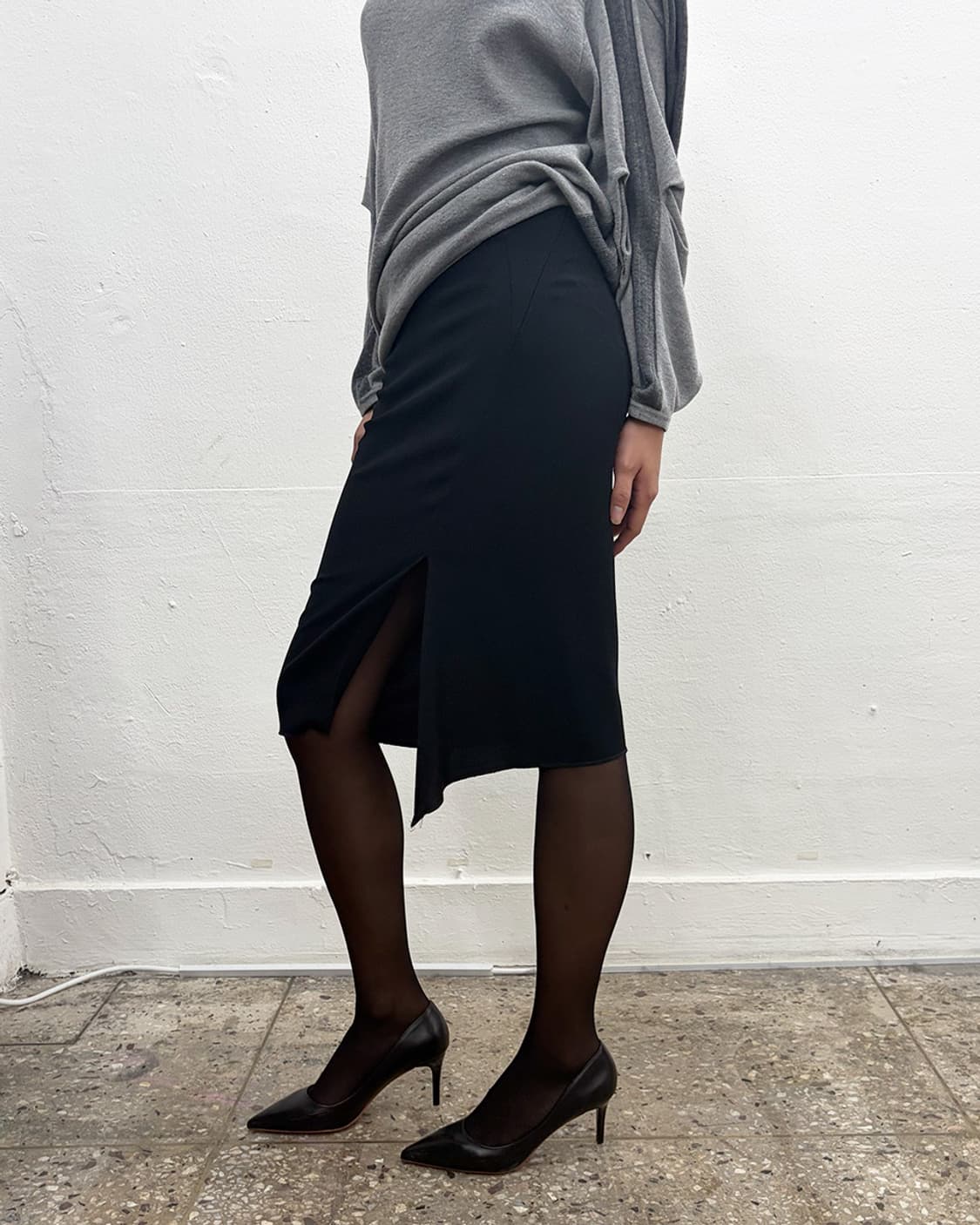 안나 몰리나리 슬릿 스커트 상품이미지3