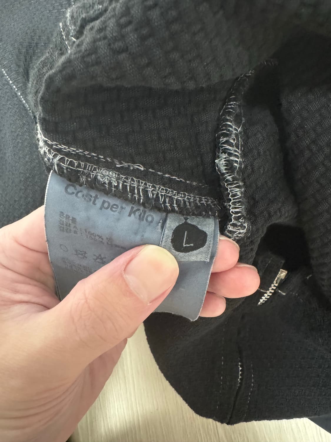 코스트퍼킬로(오리지널 브랜드) 블랙 자켓 판매합니다. 상품이미지7