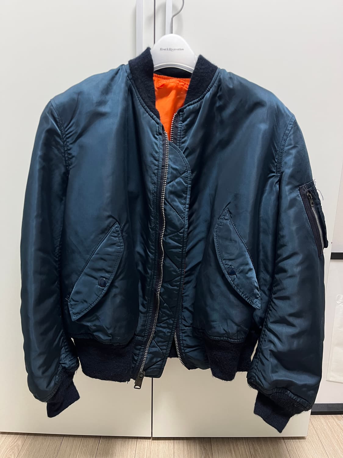 90s USA 알파 마원 항공점퍼 상품이미지1