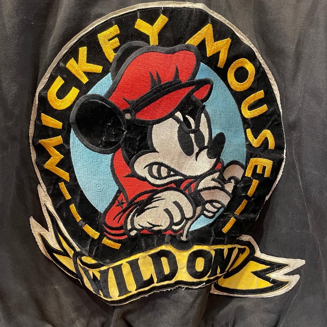 90s 제프해밀턴 미키마우스 바시티자켓 XL 상품이미지4