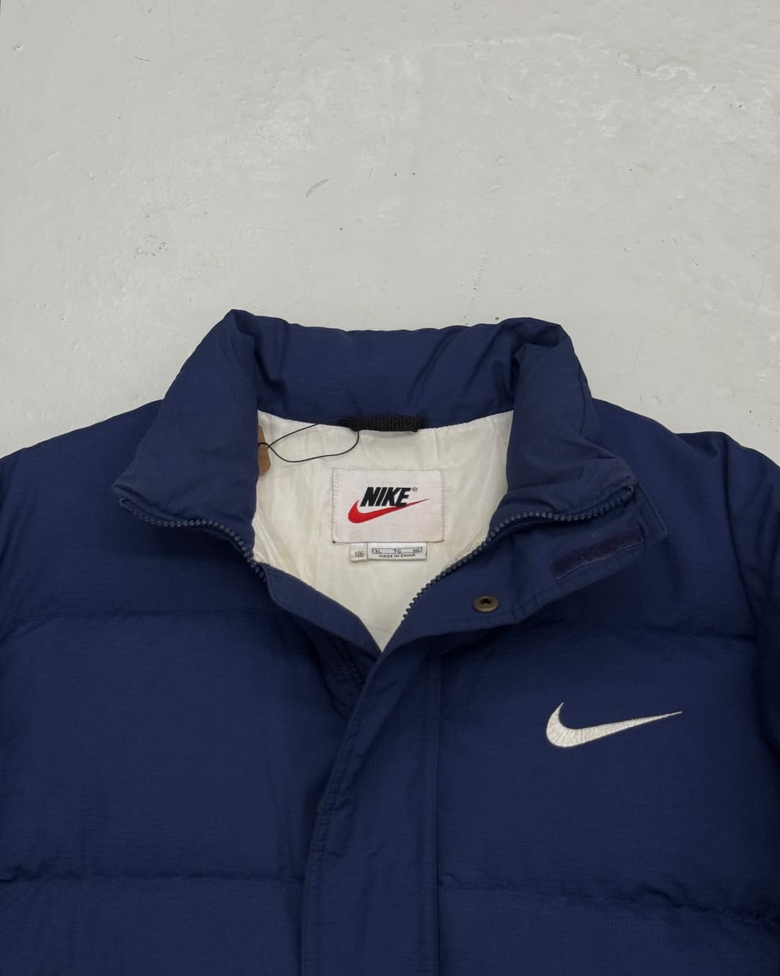 나이키 90s 네이비 덕다운 립스탑 패딩 점퍼 상품이미지2