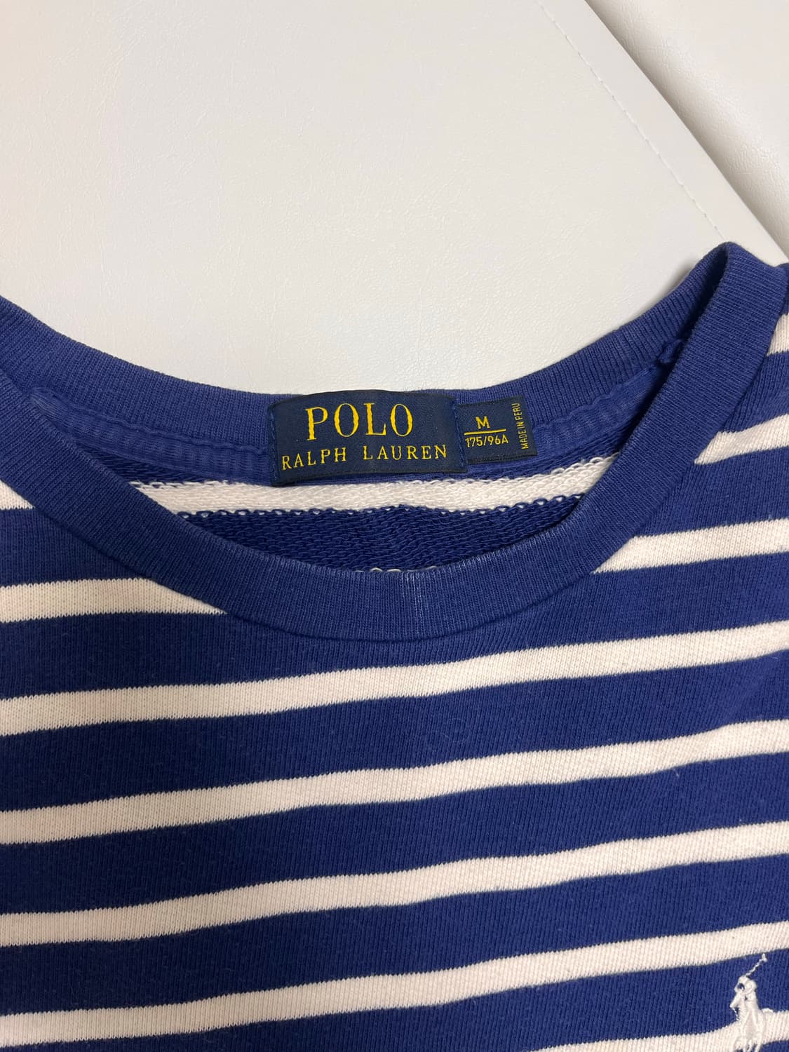 폴로 스트라이프 맨투맨 상품이미지2