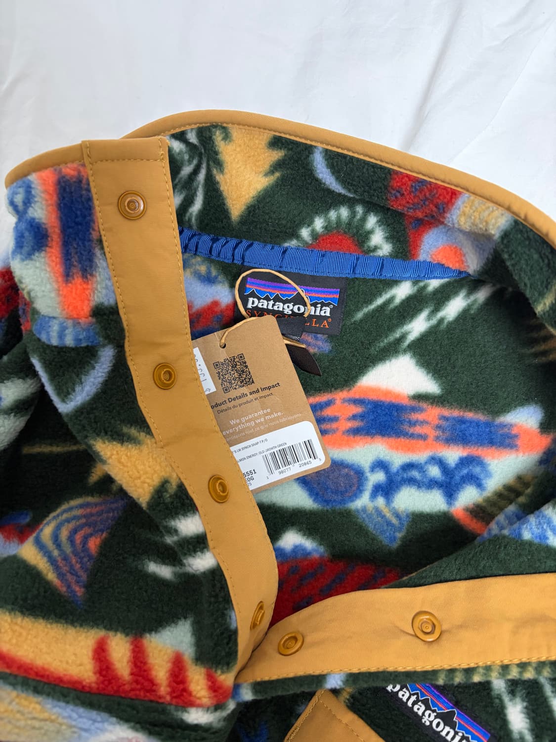 파타고니아 신칠라 라이트웨이트 살몬 M 새상품 판매합니다 상품이미지4