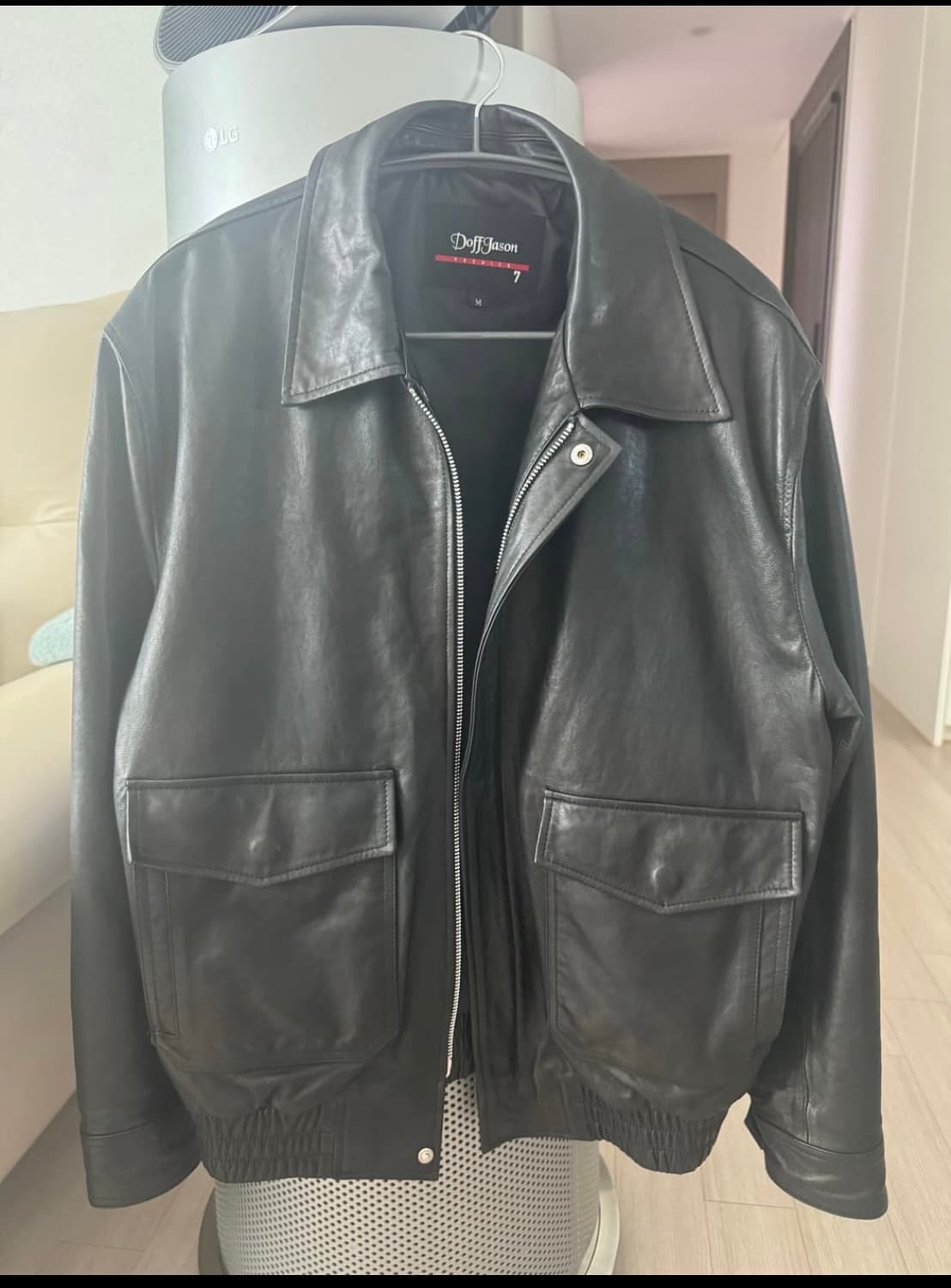 도프제이슨 프리미엄 램스킨 배지터블 a-2 자켓 M사이즈 상품이미지1