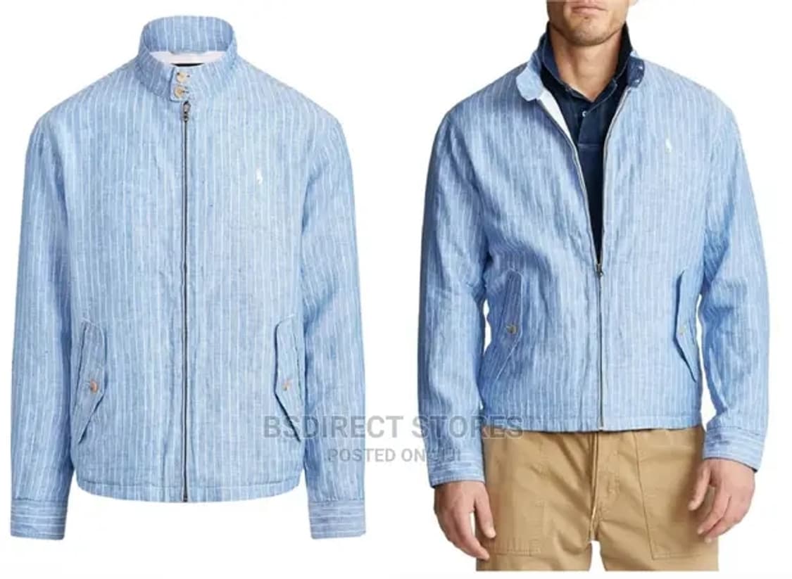 폴로 랄프로렌 린넨 스트라이프 자켓 XL 상품이미지1