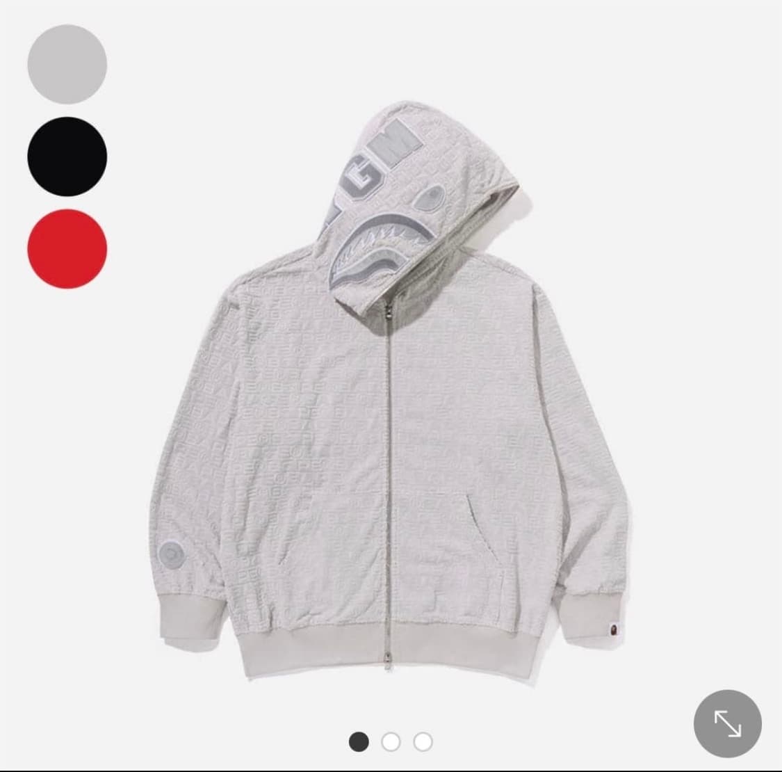 베이프 럭스 스포츠 샤크 후드집업 상품이미지1