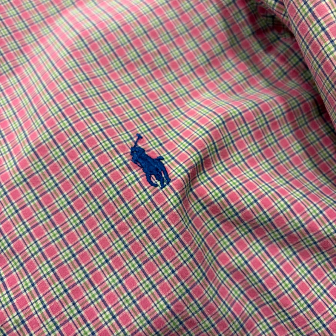 [S] 폴로 랄프로렌 핑크 체크 셔츠 C254 상품이미지4