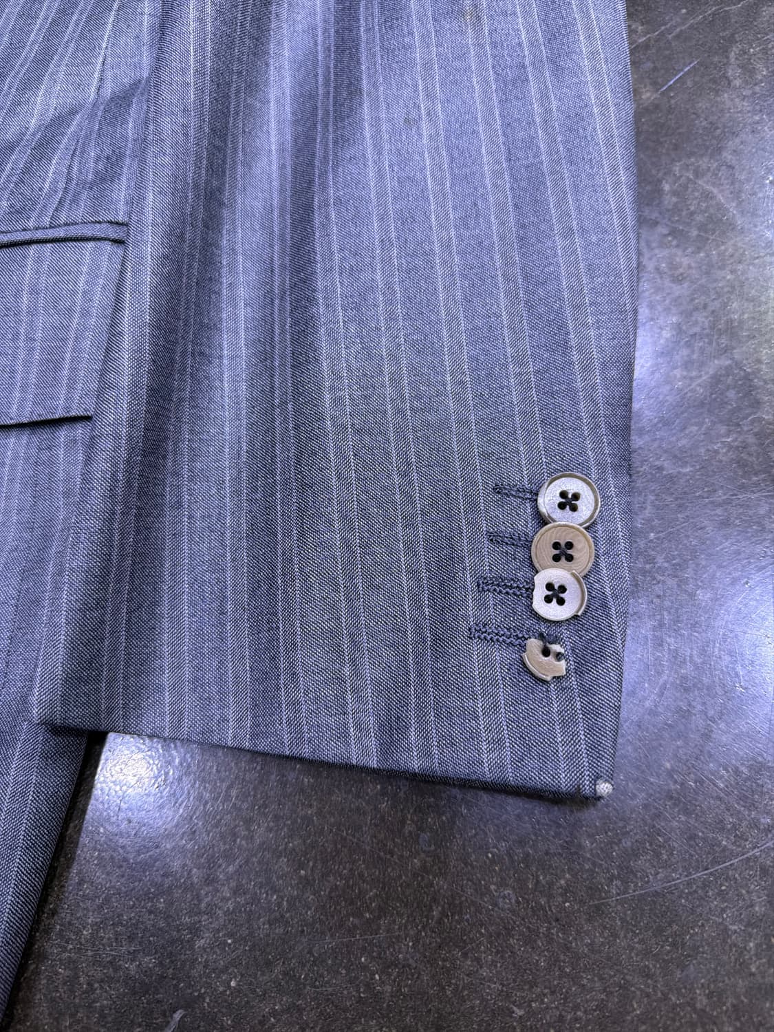 에르메네질도제냐 스트라이프 수트 블레이저 자켓 50R 상품이미지5