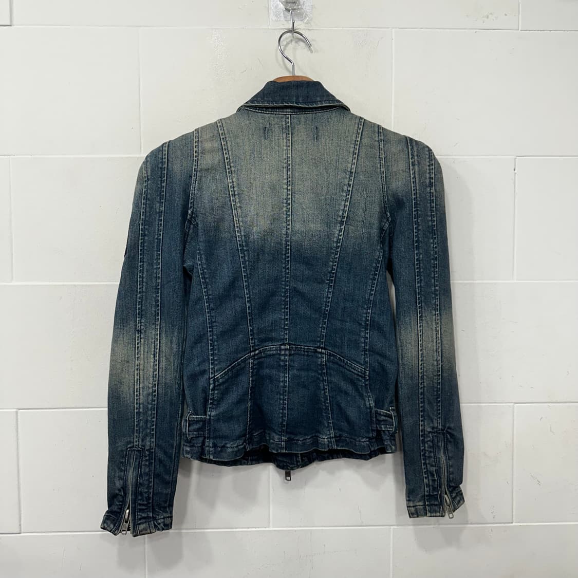 빈티지 y2k 멀티지퍼 데님자켓 상품이미지6