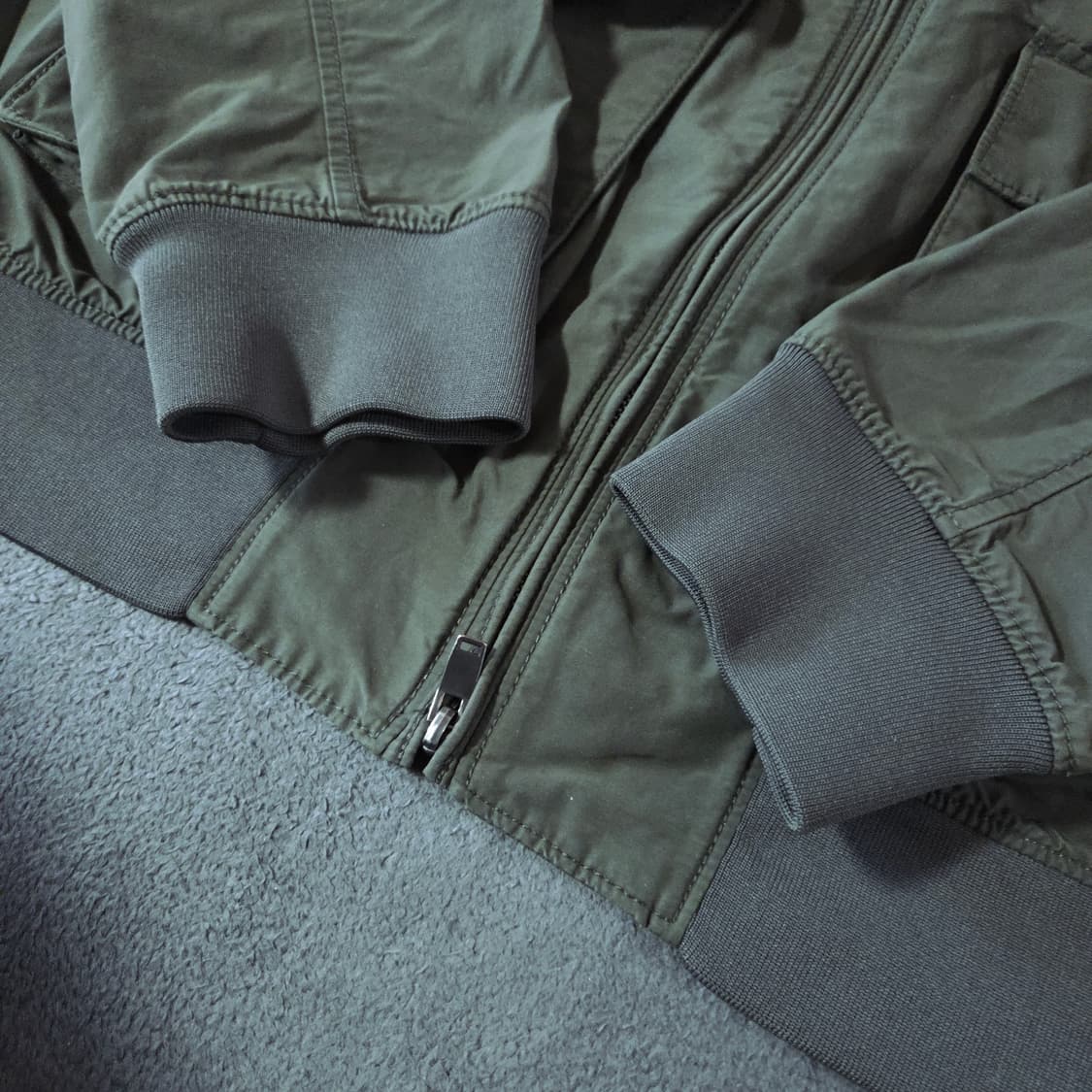 코오롱 시리즈 에피그램 밀리터리 블루종 자켓 M 카키 상품이미지5