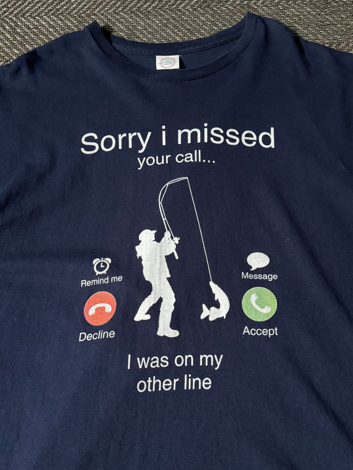 00s Fishing Parody T-shirt (2XL) 상품이미지2