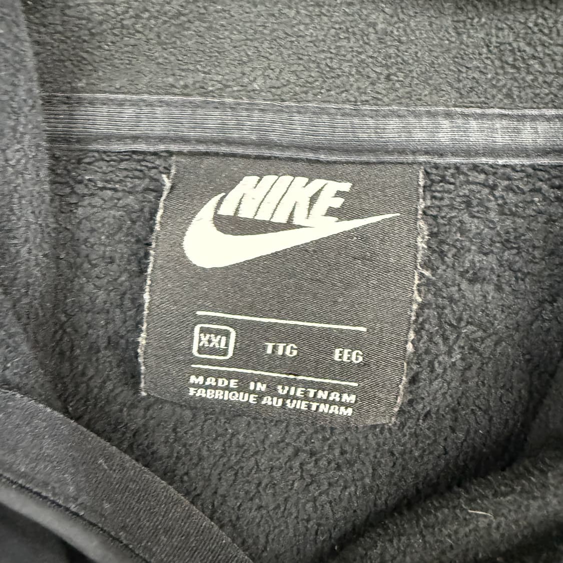 (XXL)나이키NIKE 후리스 후드티셔츠(블랙) 상품이미지2