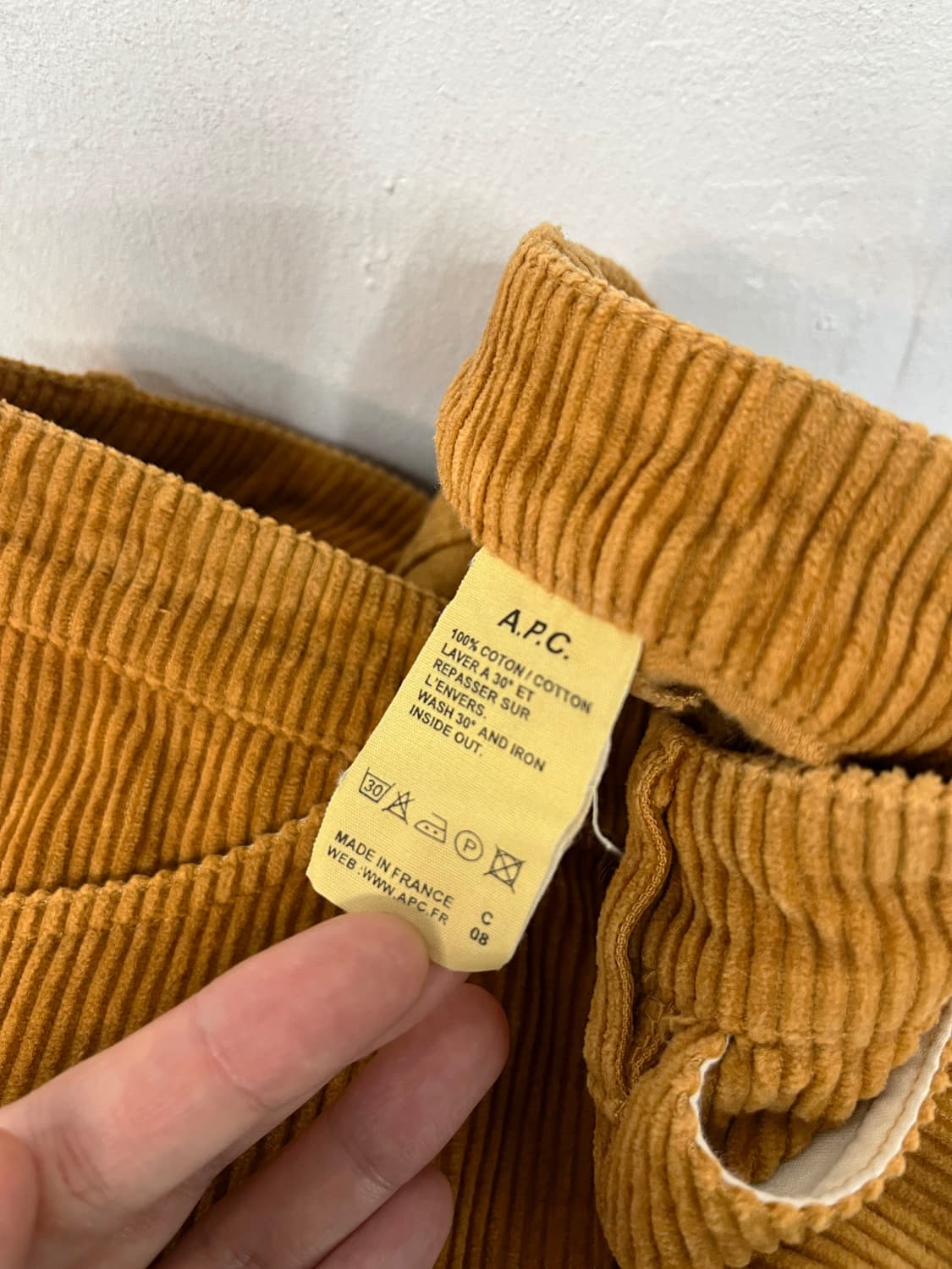 아페쎄 코듀로이 미니 스커트 상품이미지10