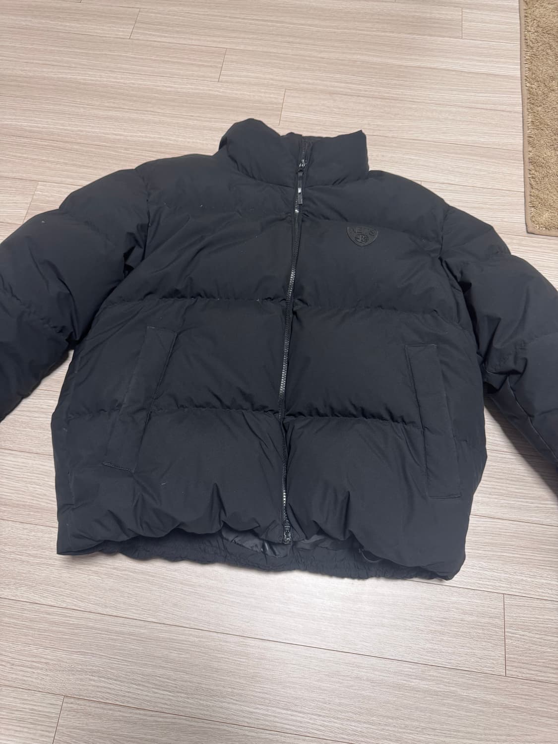 NBA 블랙 숏패딩 상품이미지1