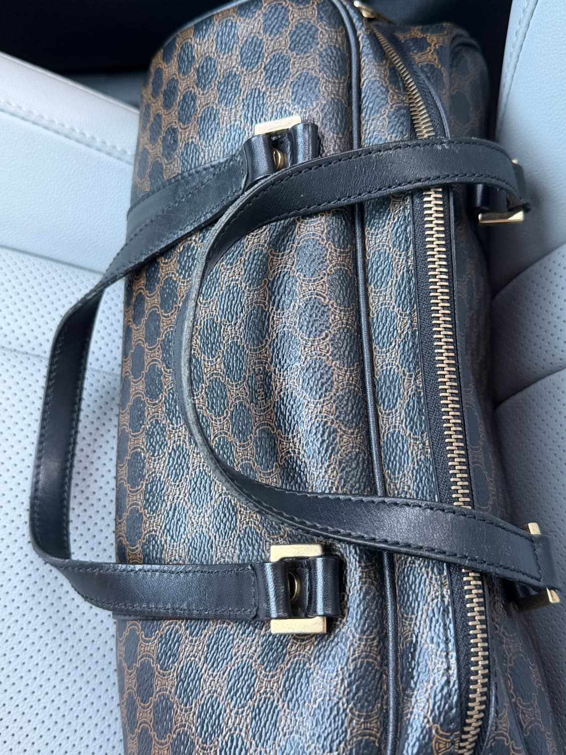 올드셀린 블랙 마카담 볼링백 상품이미지3