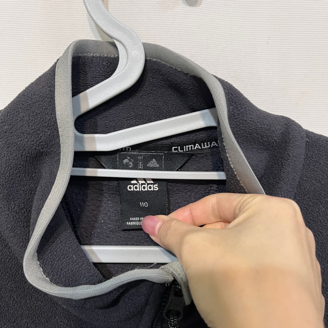 아디다스 남성 기모 집업 110  상품이미지2