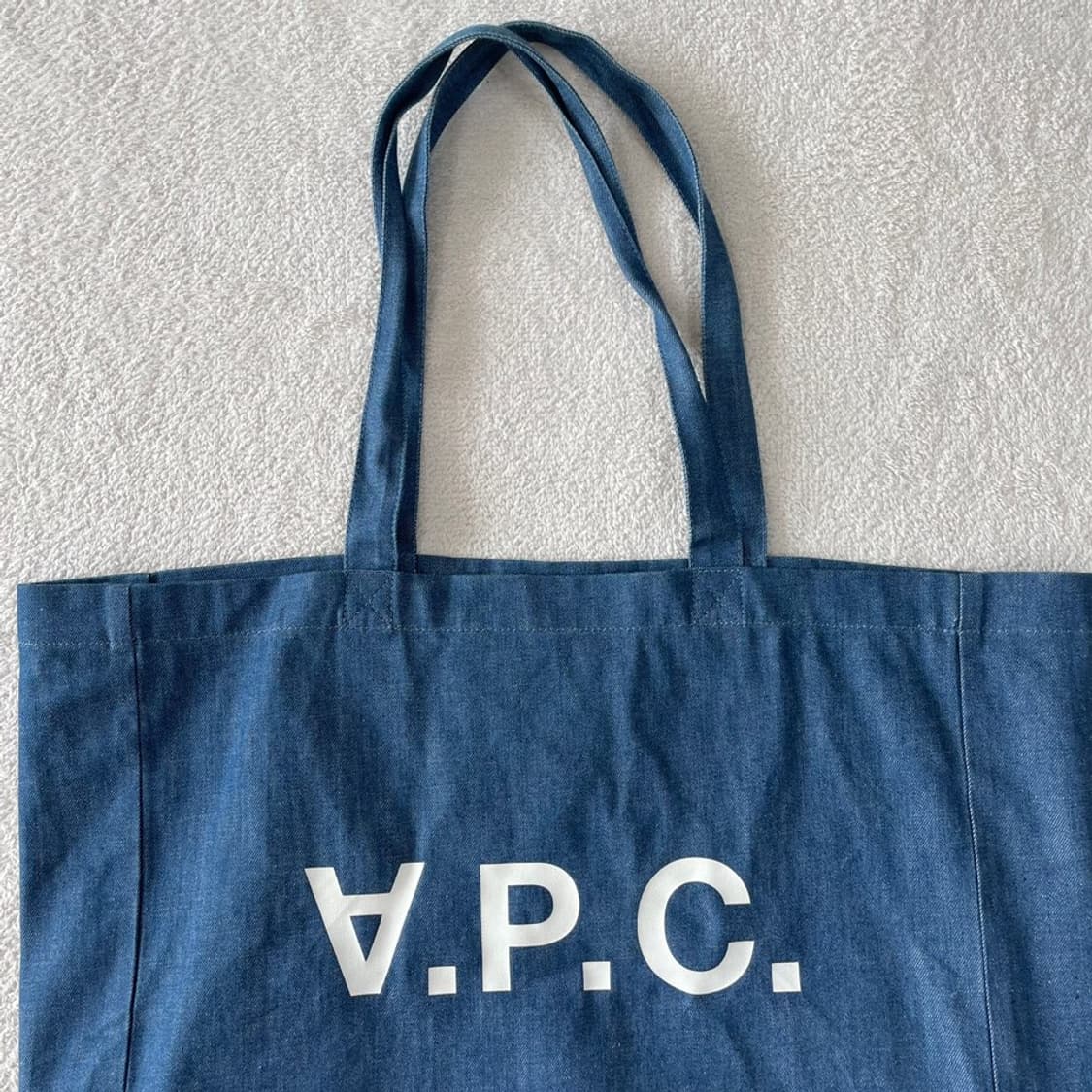 APC 아페쎄 데님 에코백 도트백 가방 상품이미지2