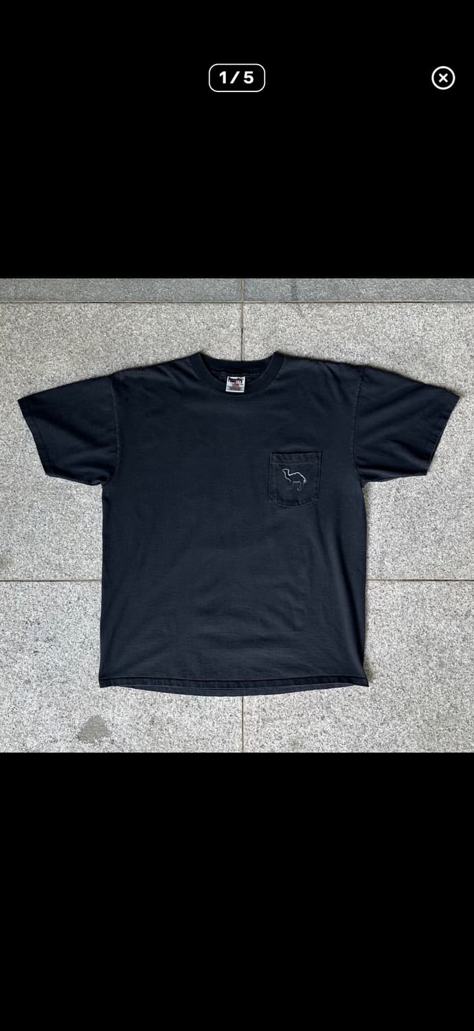 90s 카멜 시가렛 포켓 티셔츠XL 상품이미지1