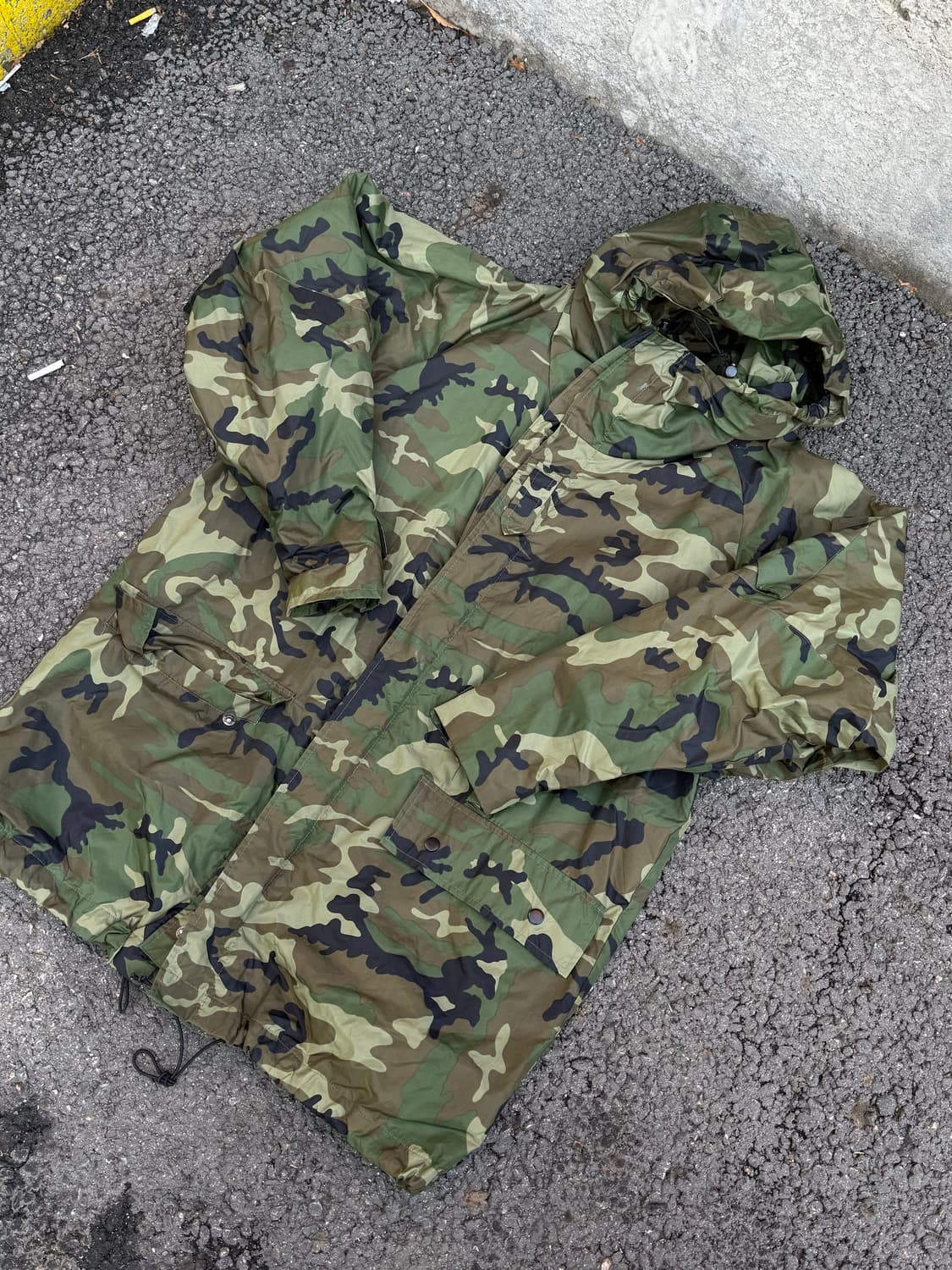 80s USA 우드랜드 고어텍스 나일론 콜드파카 상품이미지1