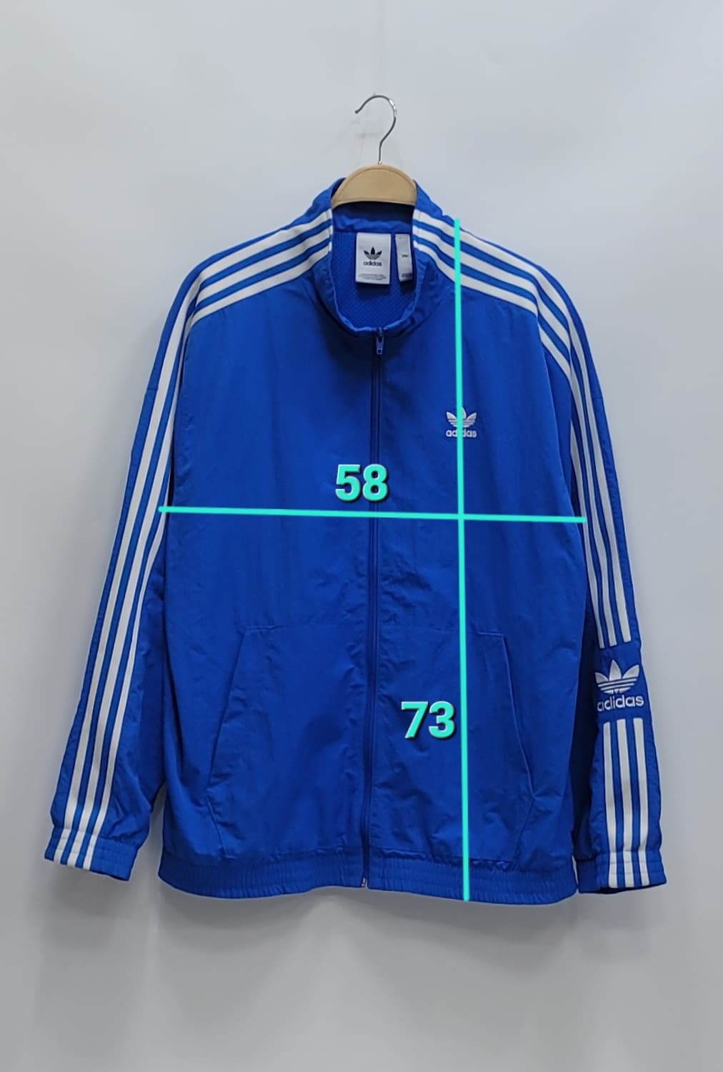 adidas 아디다스 락업 트랙탑 저지 / 남 2XL 
 상품이미지10