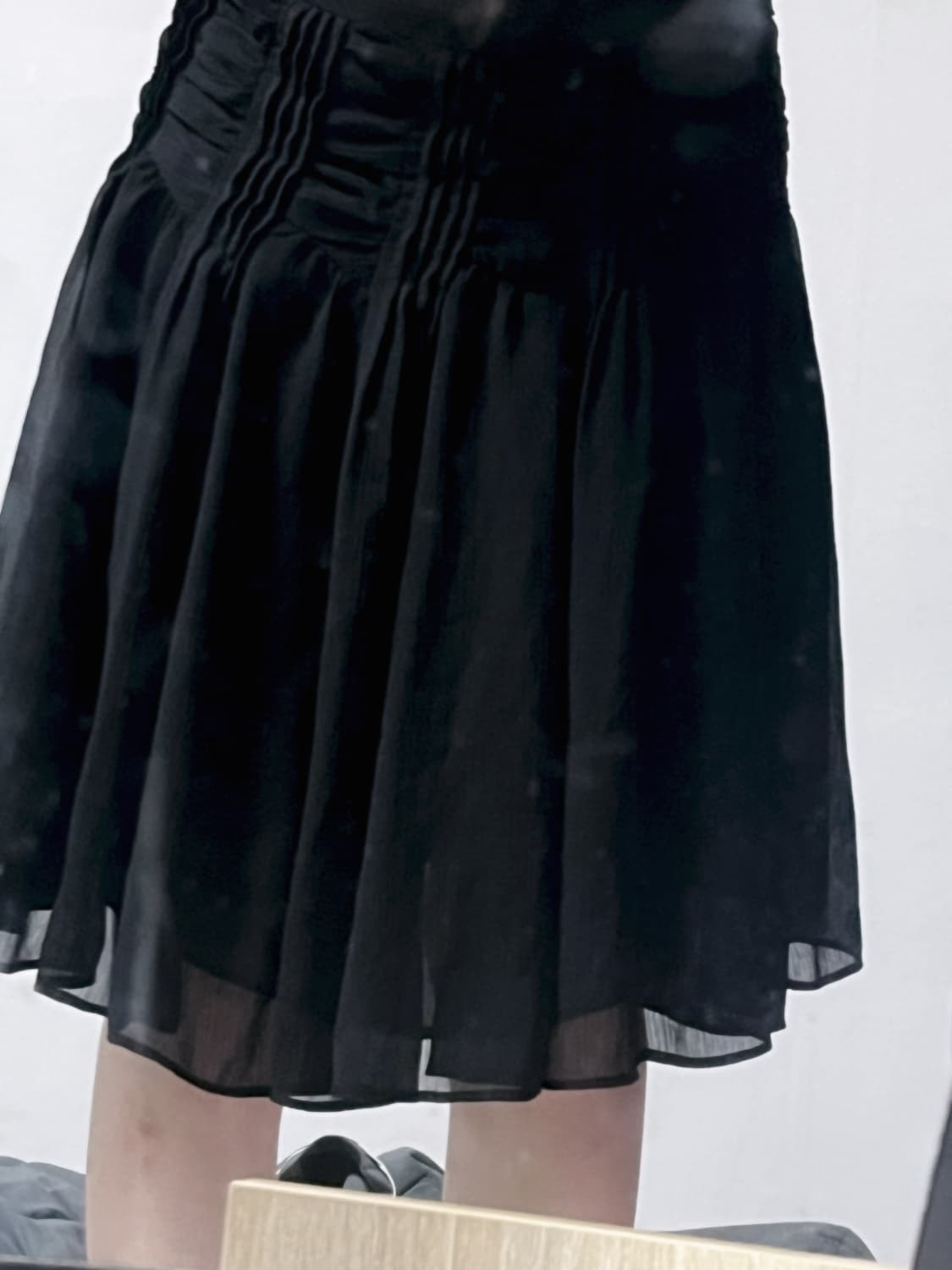 Black Midi skirt 상품이미지3