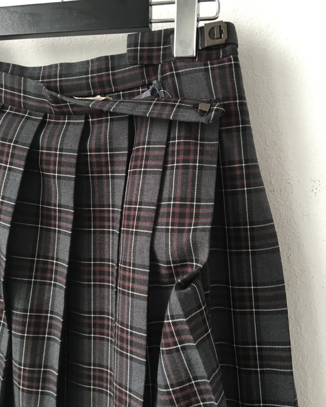 Check pattern pleats skirt 상품이미지3