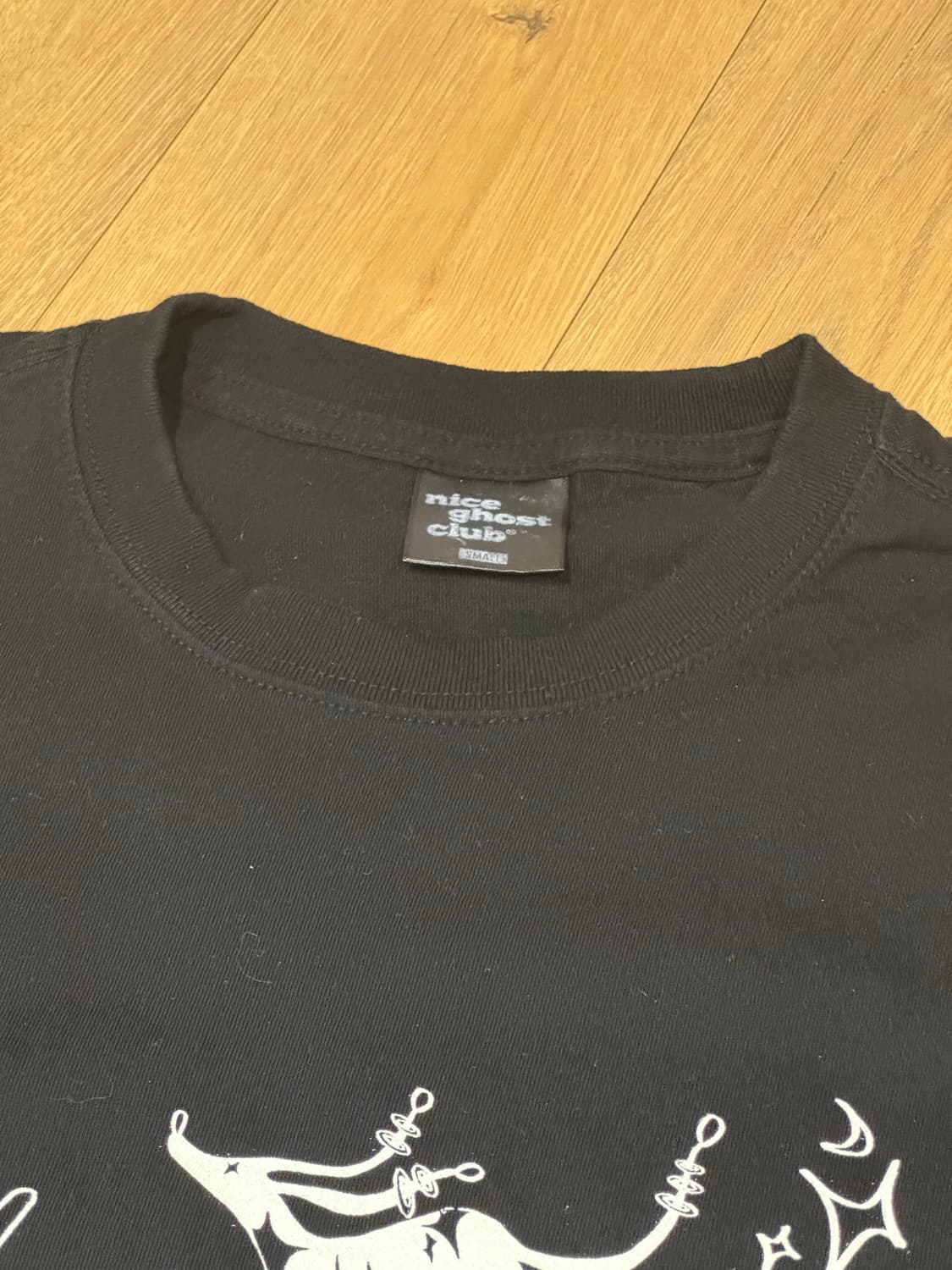 나이스고스트클럽 MADE IN HEAVEN TEE_BLACK 상품이미지4