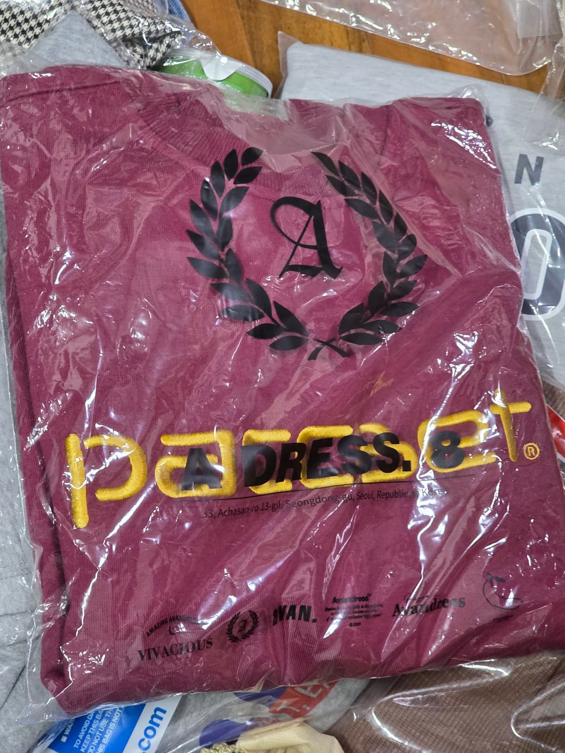 칼하트 라스벳 맨투맨 버건디s 상품이미지4