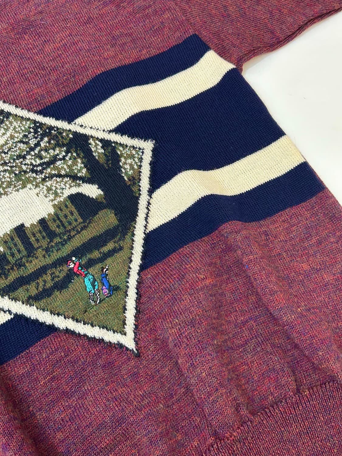 90s Burberry 버버리 울 니트 스웨터 상품이미지5