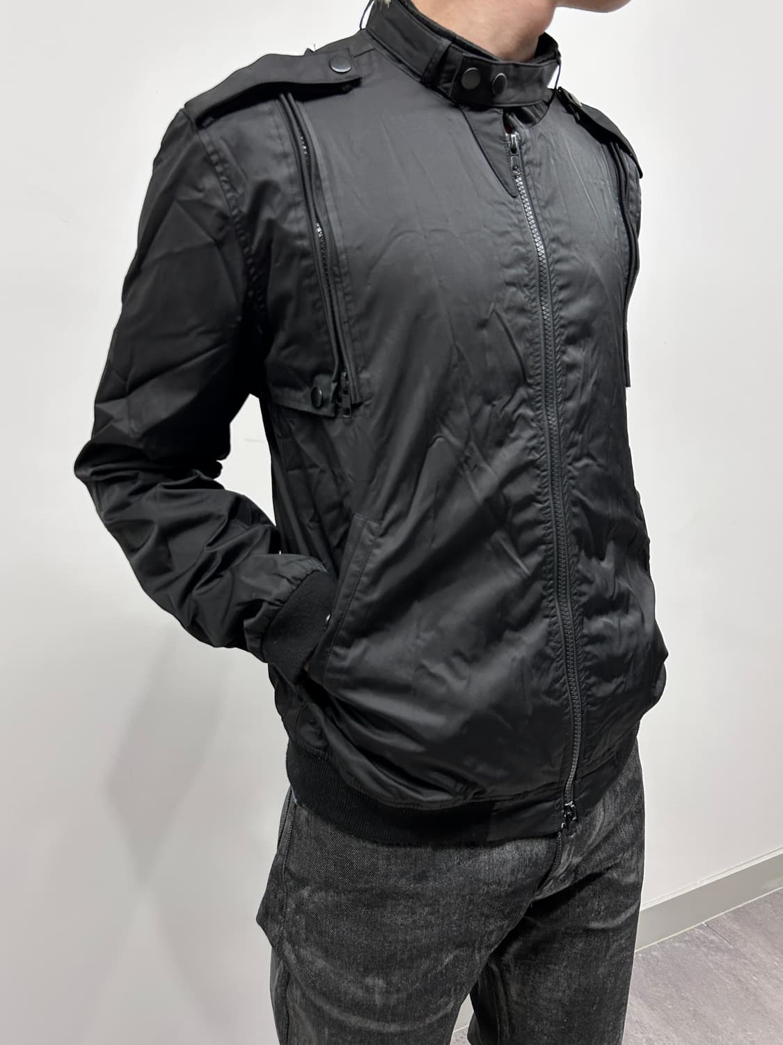 나일론 테크니컬 봄버 자켓 상품이미지1