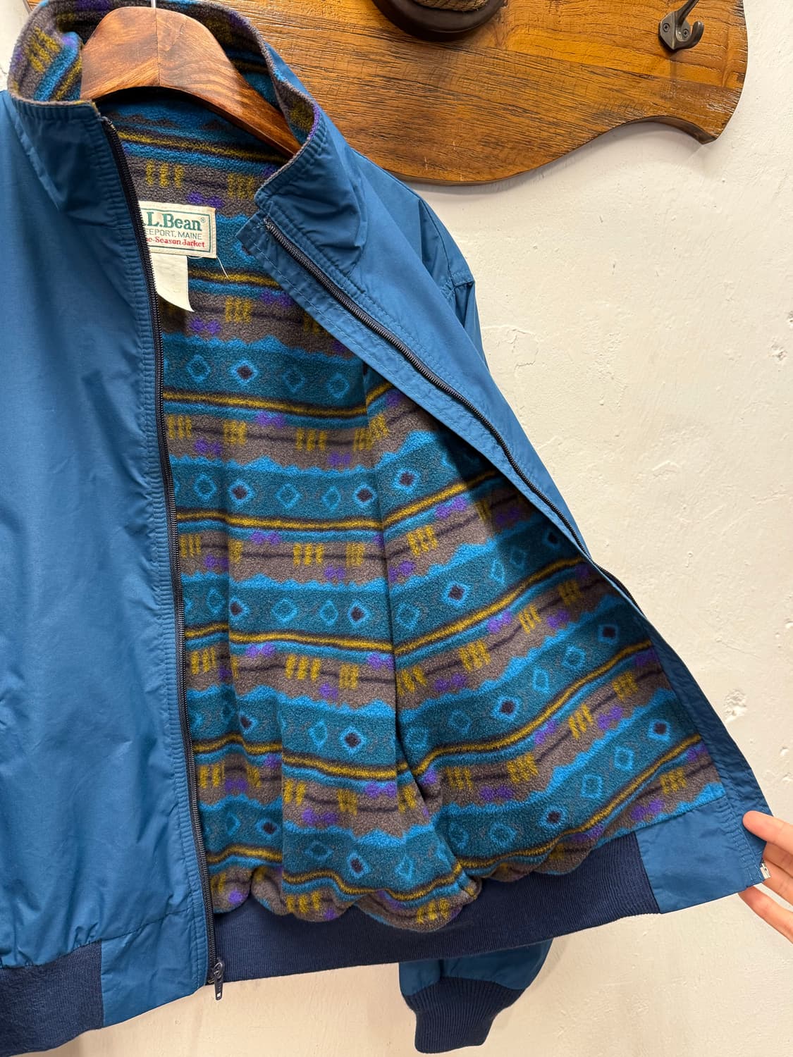 90s L.L.Bean Blank-Lined Three-Season Ja 상품이미지5