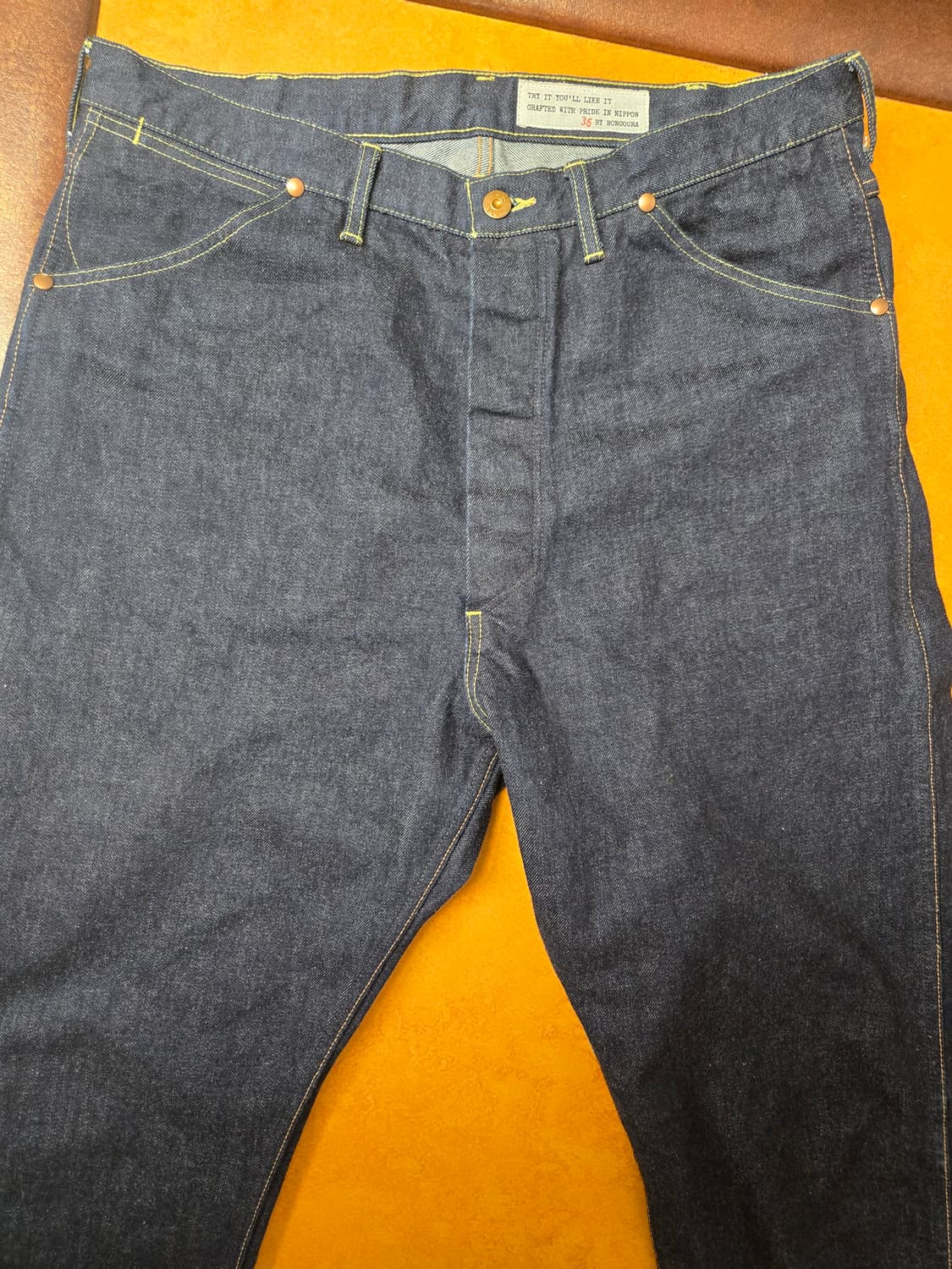 본쿠라 B-11B RODEO PANTS DENIM INDIGO 데님팬츠 상품이미지5