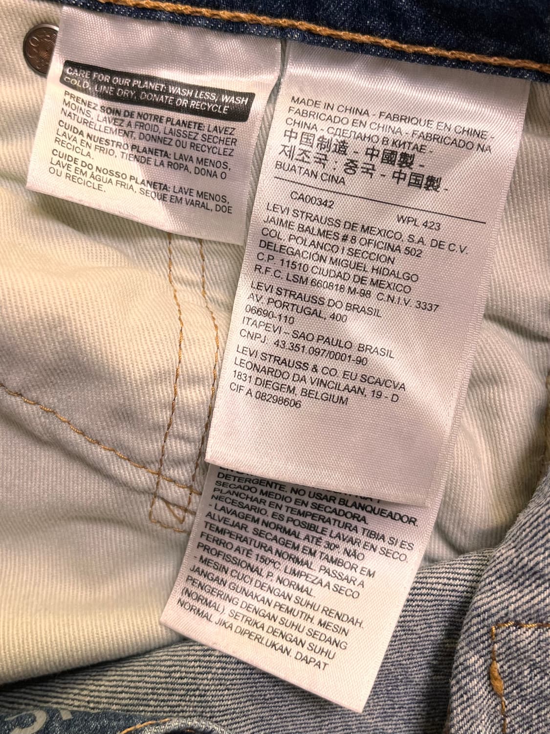 리바이스 511 빅E 데님팬츠 W32 L32 상품이미지5